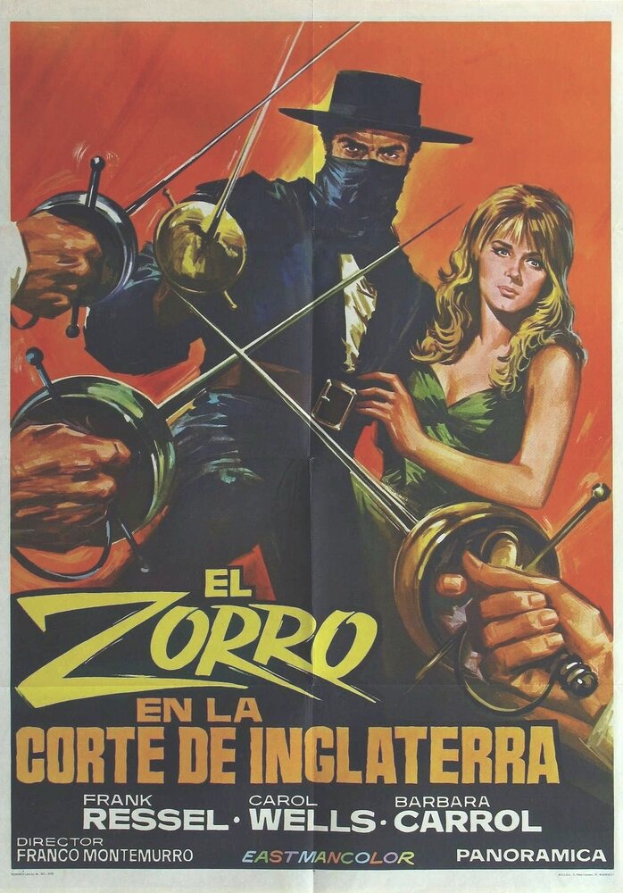 Зорро и английский суд (1969) постер