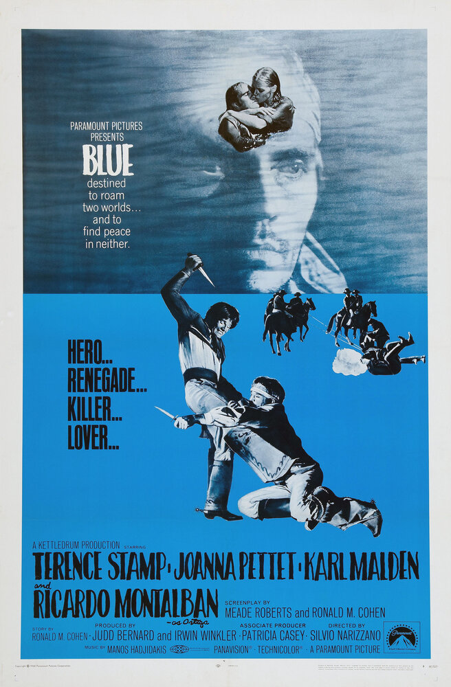 Блю (1968) постер