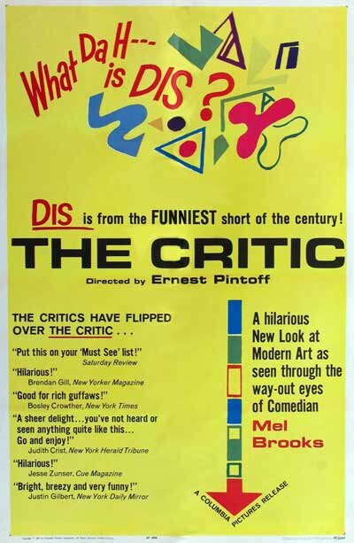Критик (1963) постер