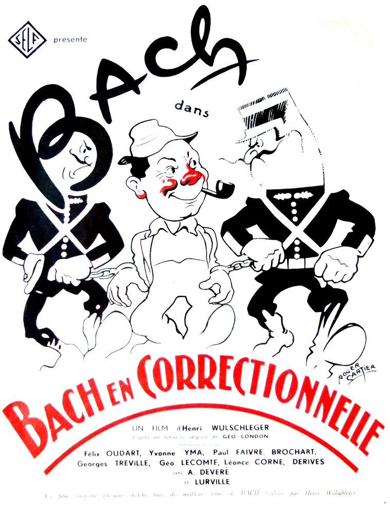 Bach en correctionnelle (1940) постер