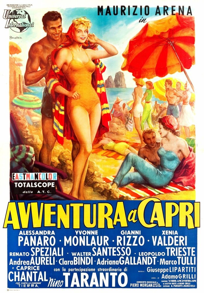 Приключение на Капри (1959) постер