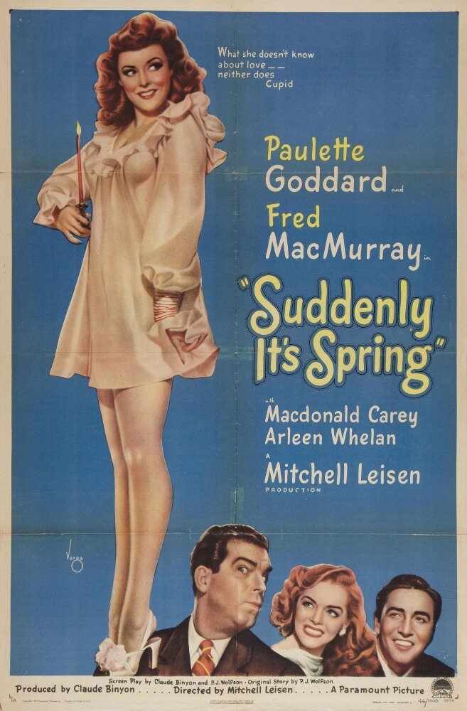 Внезапно пришла весна (1947) постер