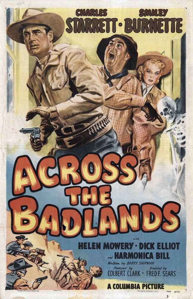 Across the Badlands (1950) постер