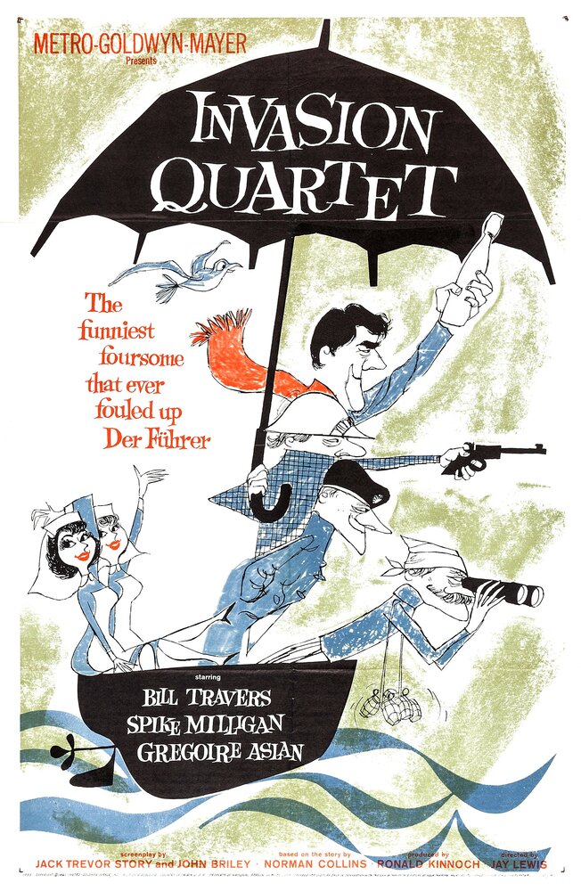 Invasion Quartet (1961) постер