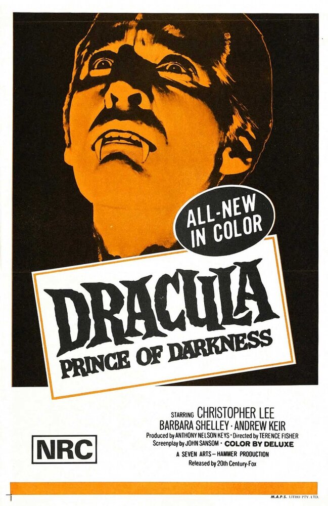 Дракула: Принц тьмы (1965) постер