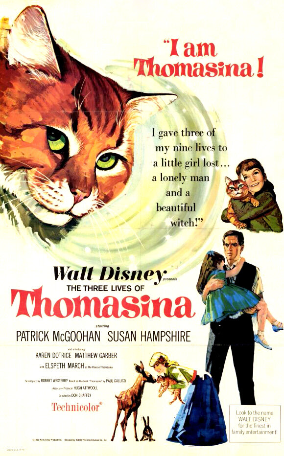 Три жизни Томазины (1963) постер