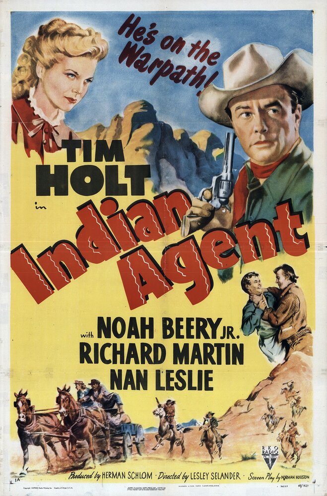 Indian Agent (1948) постер
