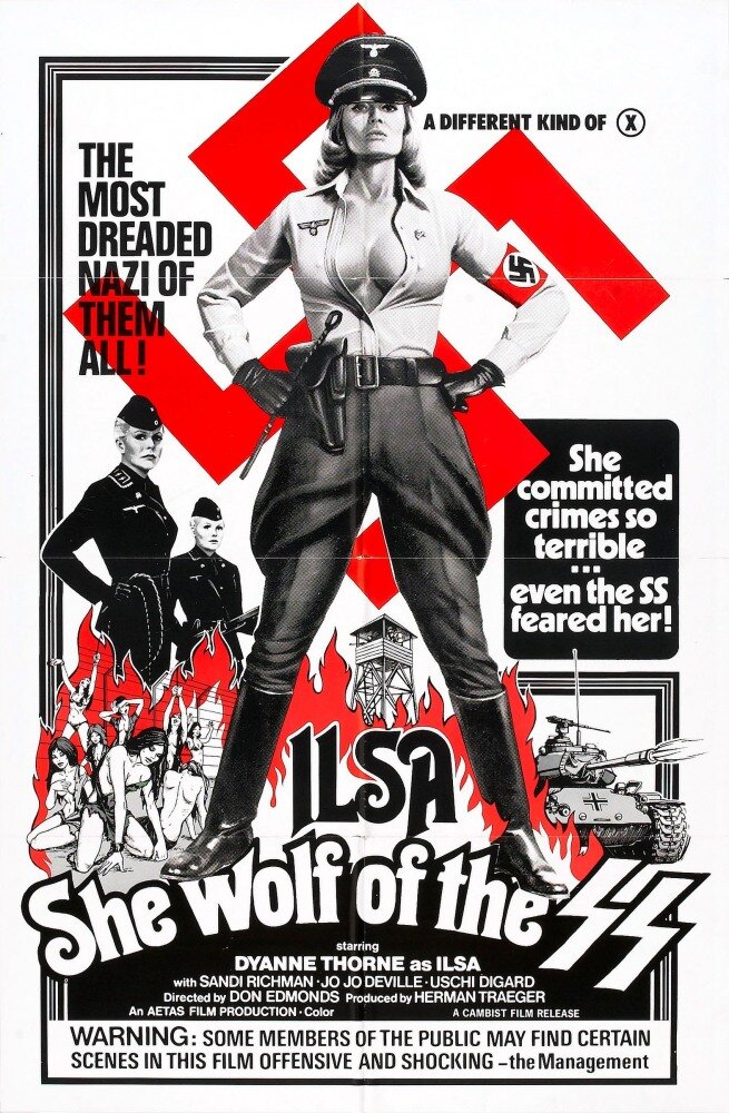 Ильза – волчица СС (1975) постер