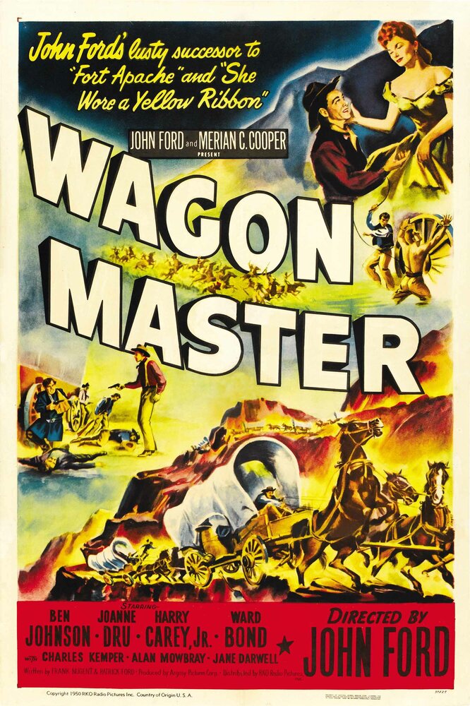 Погонщик фургона (1950) постер