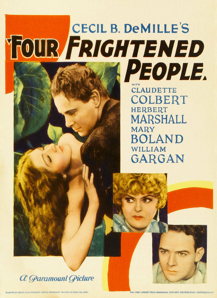 Четверо напуганных (1934) постер