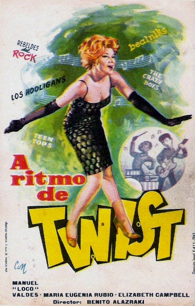A ritmo de twist (1962) постер