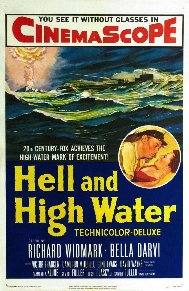 Ад в открытом море (1954) постер
