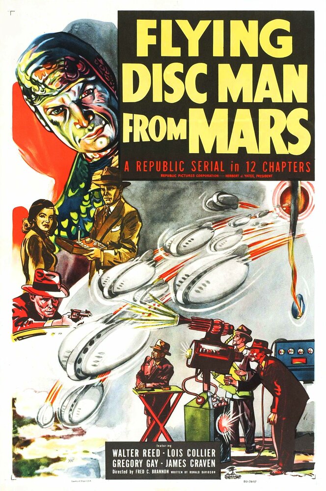 Flying Disc Man from Mars (1950) постер