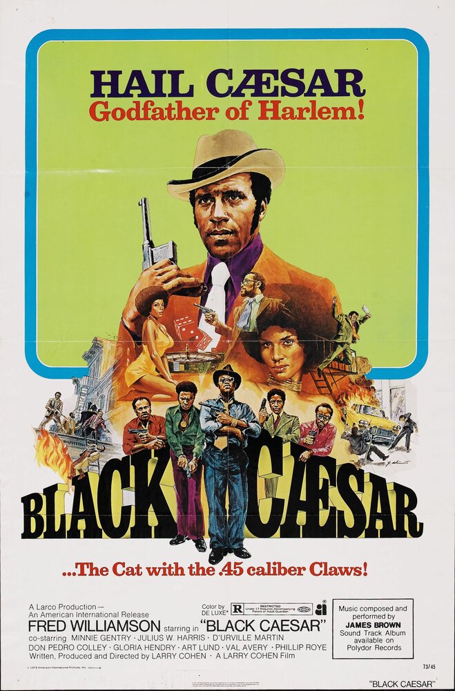 Чёрный цезарь (1973) постер
