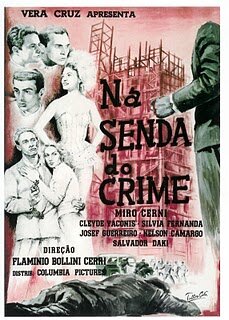 На пути преступности (1954) постер