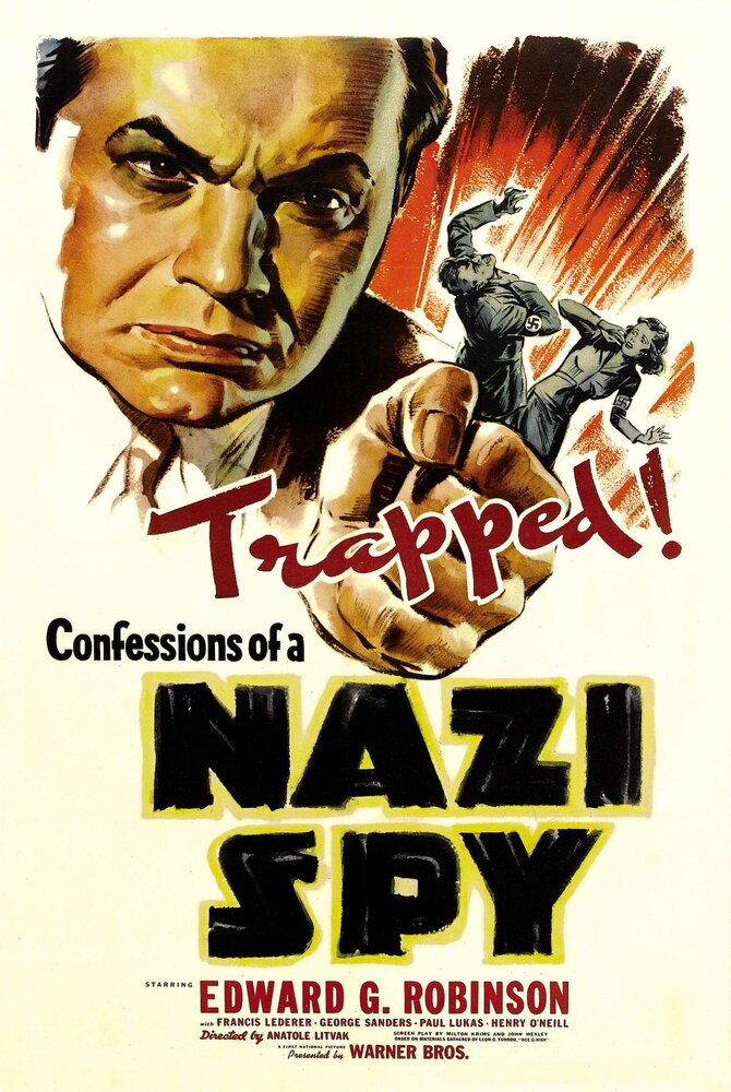 Признание нацистского шпиона (1939) постер