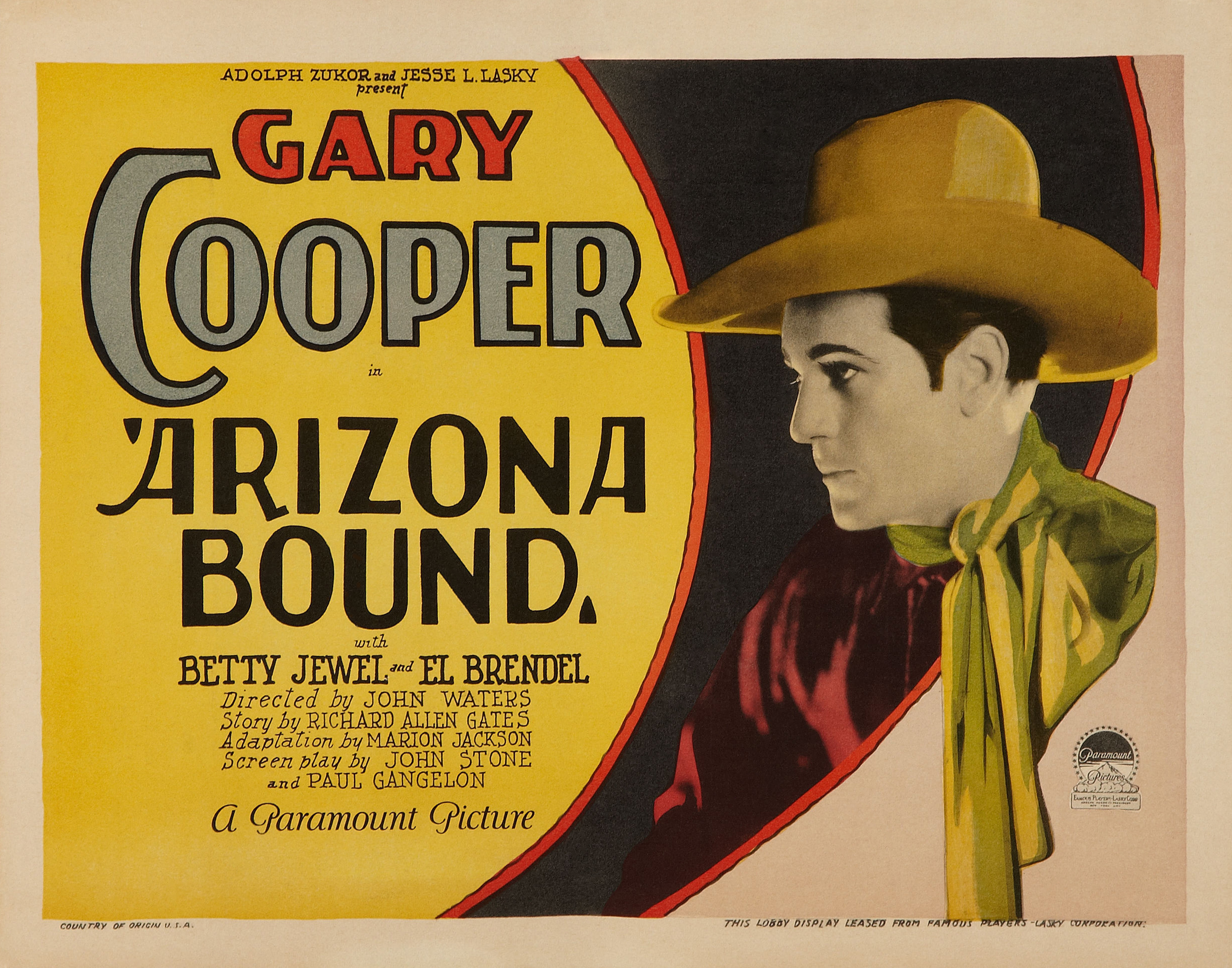 Завороженный Аризоной (1927) постер
