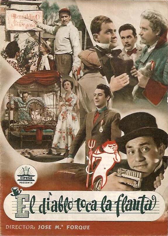 El diablo toca la flauta (1954) постер