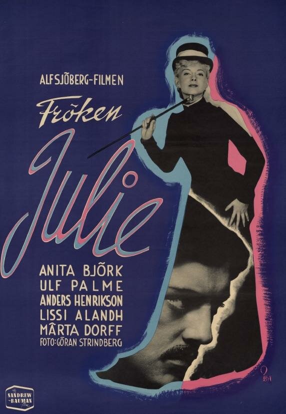 Фрёкен Юлия (1951) постер