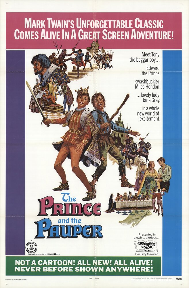 Приключения принца и нищего (1969) постер