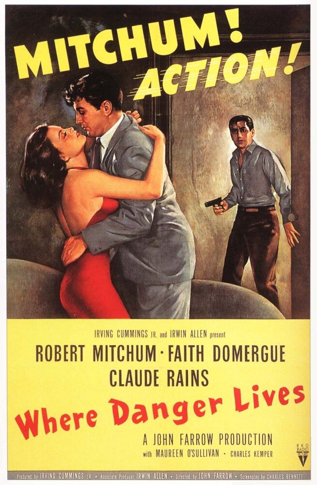 Где живет опасность (1950) постер
