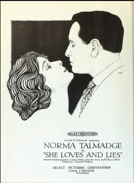 Она любит и лжёт (1920) постер