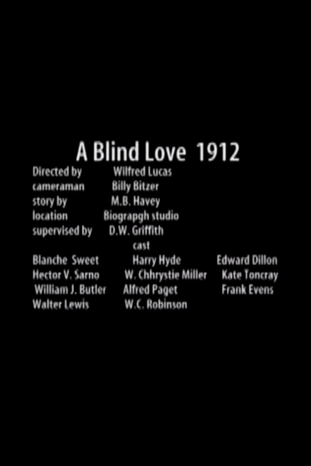 Слепая любовь (1912) постер