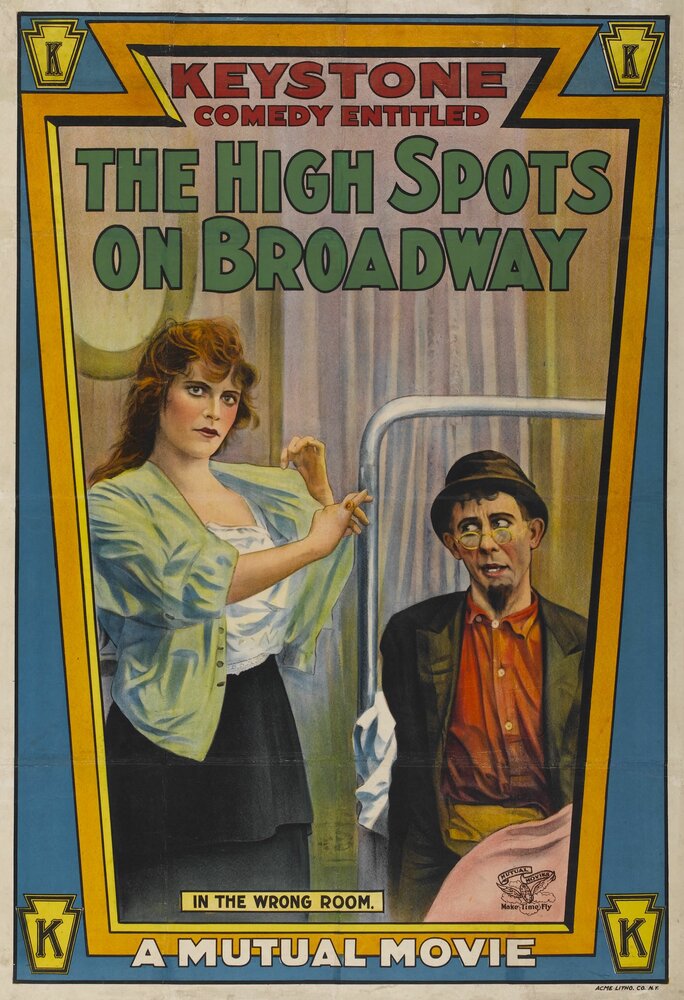 High Spots on Broadway (1914) постер