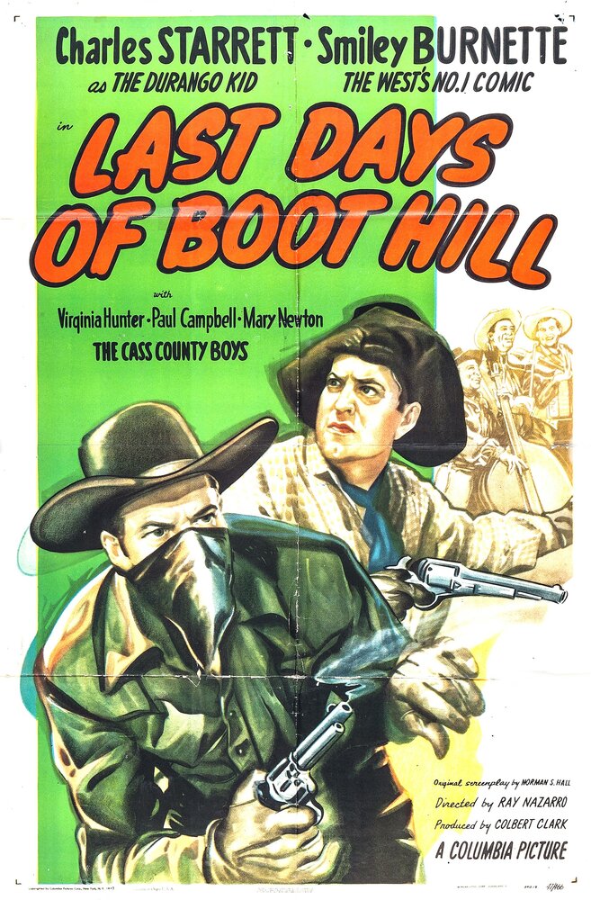 Last Days of Boot Hill (1947) постер
