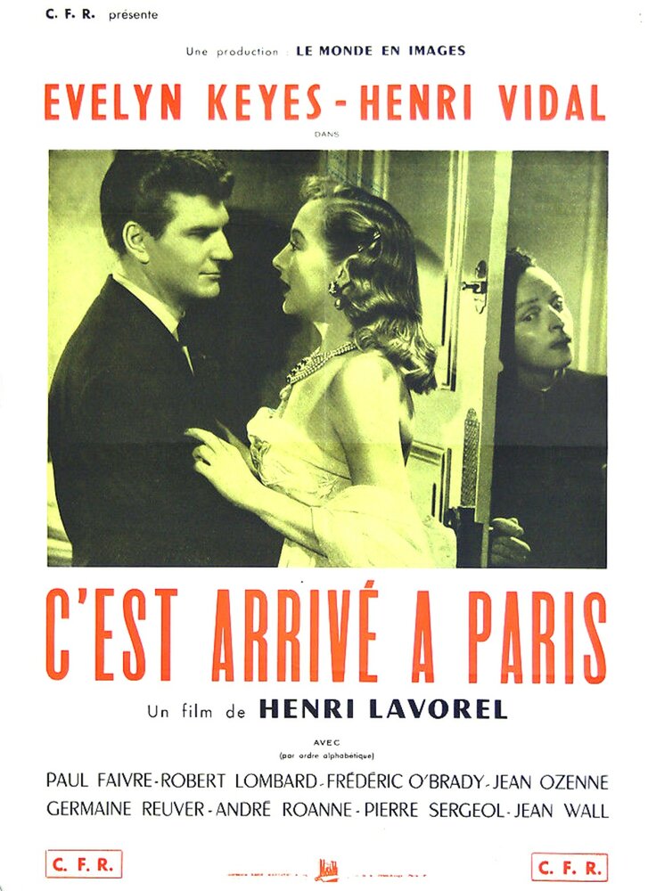 Это случилось в Париже (1952) постер