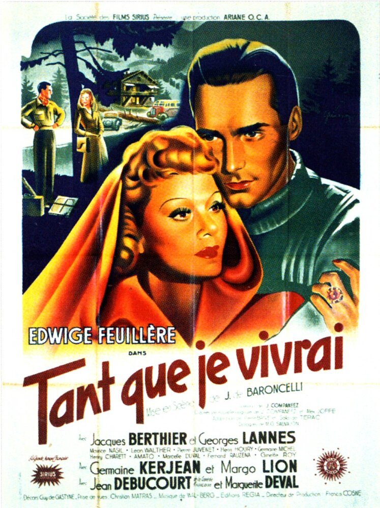 Tant que je vivrai (1946) постер