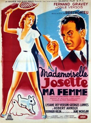Мадемуазель Жозетт, моя жена (1950) постер