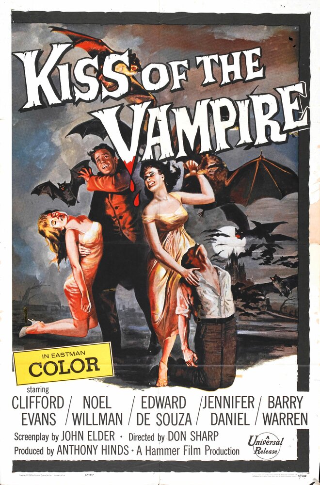 Поцелуй вампира (1963) постер