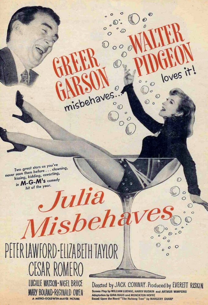 Джулия плохо себя ведет (1948) постер