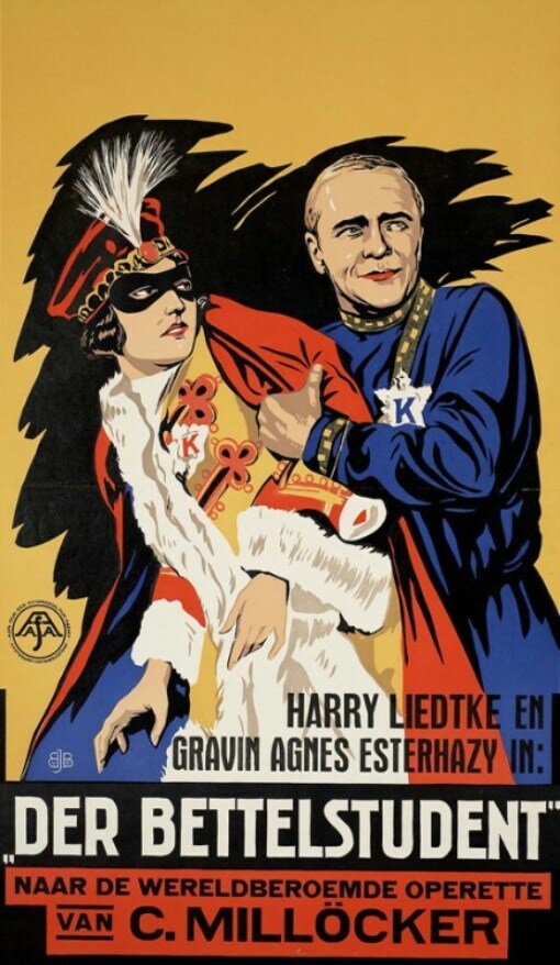 Нищий студент (1927) постер