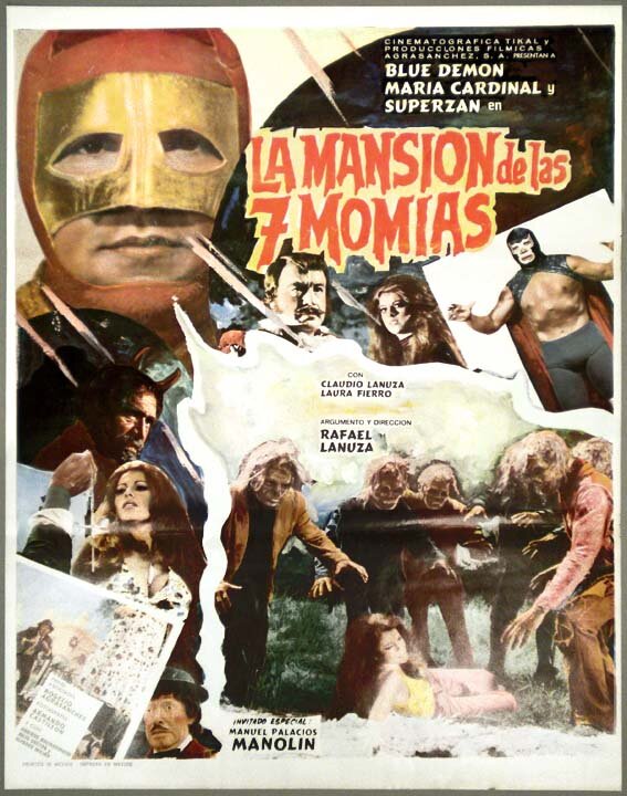 Особняк семи мумий (1977) постер