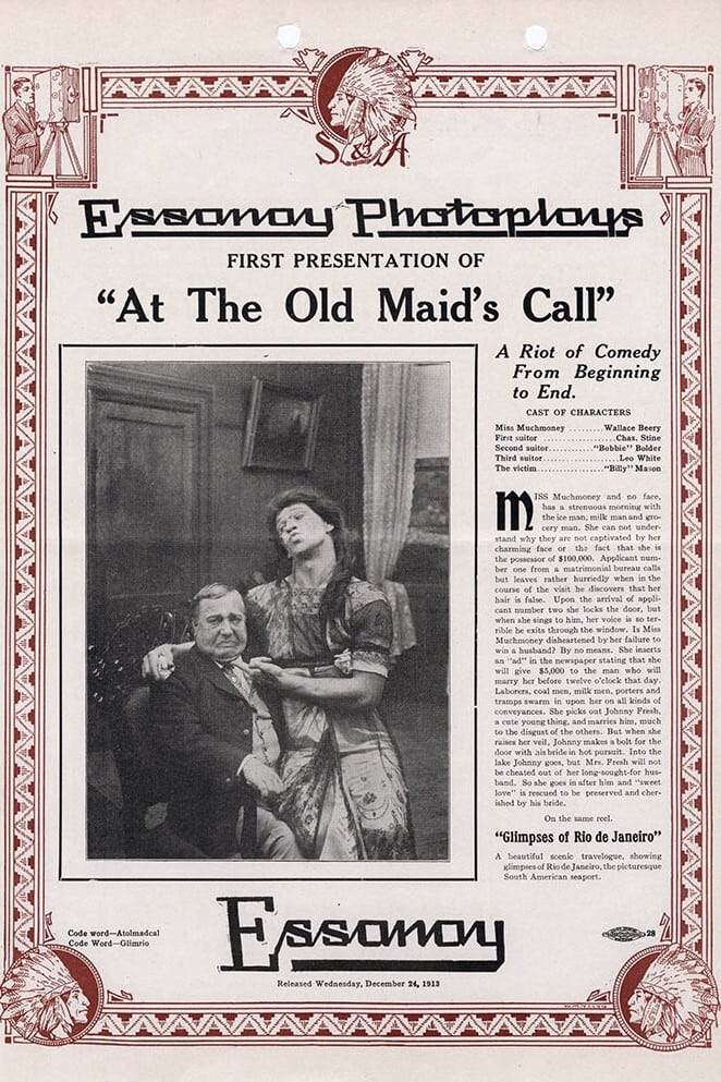 At the Old Maid's Call (1913) постер