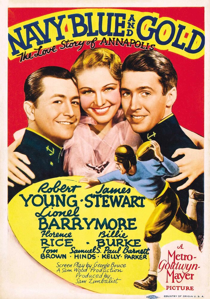 Тёмно-синий и золотой (1937) постер