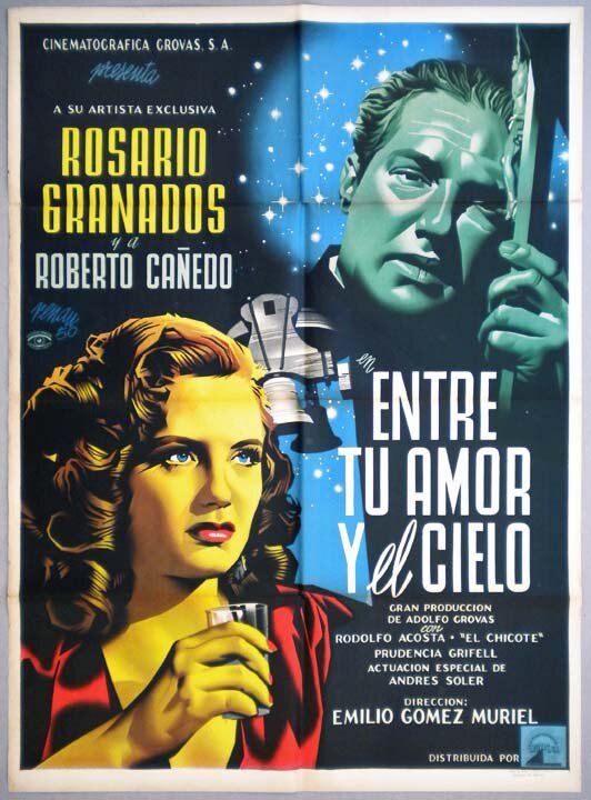 Между твоей любовью и небом (1950) постер
