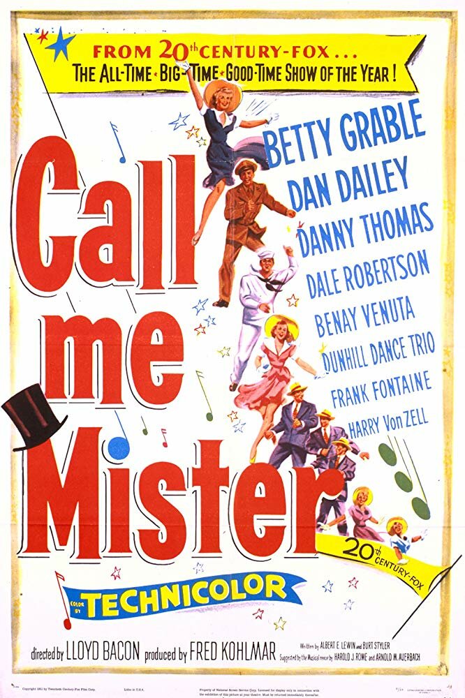 Зовите меня «Мистер» (1951) постер