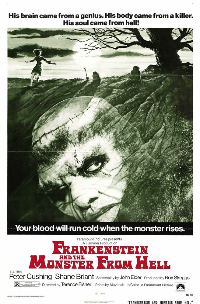 Франкенштейн и монстр из ада (1973) постер