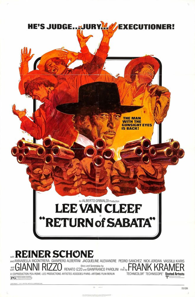 Возвращение Сабаты (1971) постер