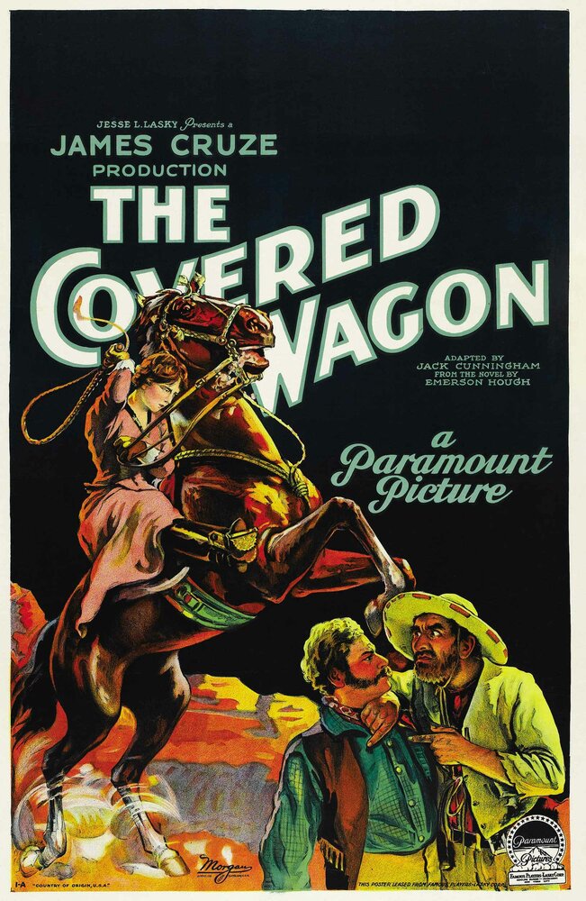 Крытый фургон (1923) постер