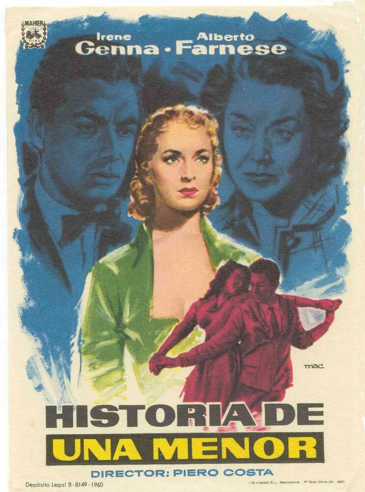 Storia di una minorenne (1956) постер